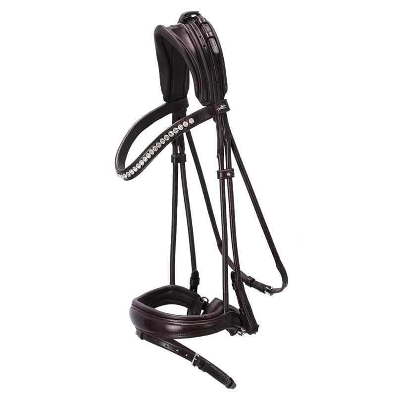 Schockemohle Westminster Bridle - Espresso/Silver